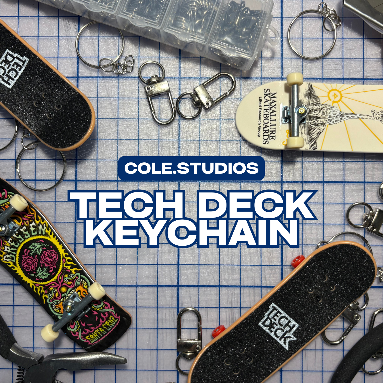 Tech Deck Keychains