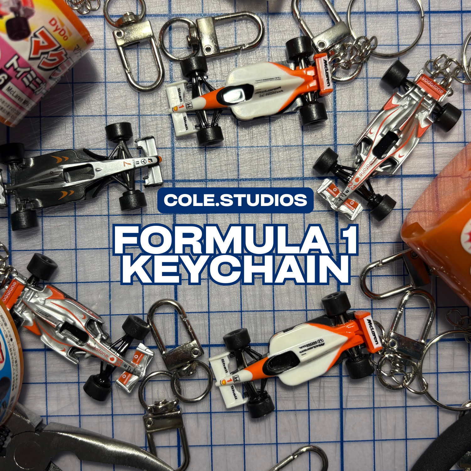 Formula One Keychains